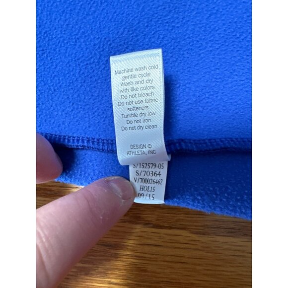 Athleta SoftTech Long Sleeve Royal Blue Dress Size XXS - Picture 8 of 9